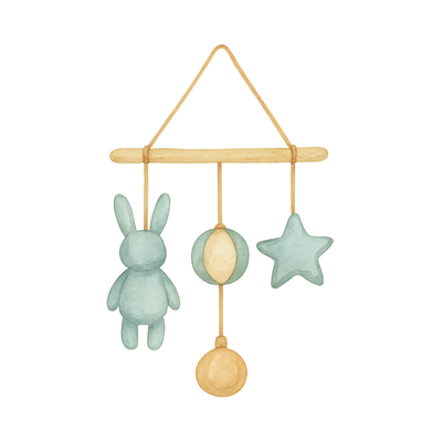 Baby Mobile Holz