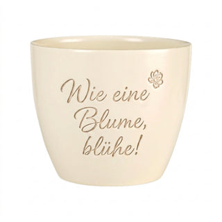 Gravierter Blumentopf zum Studienabschluss — Geschenk Absolventin — topf_gravur