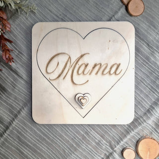 Geschenk Holz - MAMA für jeden Anlass etwas Besonderes