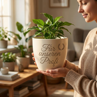 Personalisierter Blumentopf mit Gravur — Geschenk für Anlagenmechaniker — lifestyle