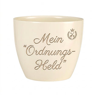 Geschenk Aufräumcoach - Gravur: Mein Ordnungs-Held für jeden Anlass — topf_gravur