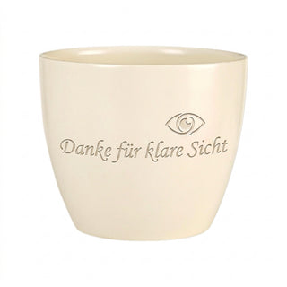 Personalisierter Blumentopf mit Gravur — Danke Geschenk Augenarzt Praxisteam — topf_gravur