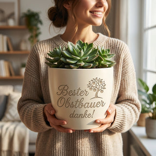 Geschenk für den besten Obstbauer - Gravur: Bester Obstbauer, danke! — im Wohnambiente