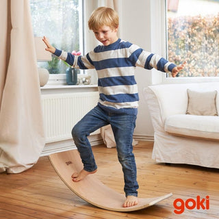 Balance Board für Kinder von GOKI – Fördert Motorik, Gleichgewicht & Kreativität | Robustes Spielzeug bis 150 kg