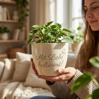 Persönliches Geschenk für Biologielaboranten – Mit Liebe kultiviert! — im Wohnambiente