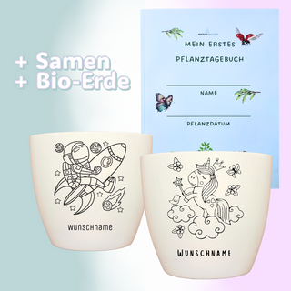 Mein erstes Pflanz-Set mit Tagebuch – Für kleine Entdecker