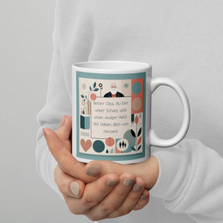 Bester Opa Tasse Geschenk - Blau