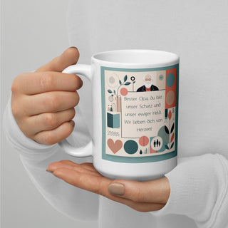 Bester Opa Tasse Geschenk - Blau