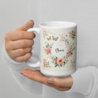 Beste Oma Tasse Geschenk - Schmetterlinge