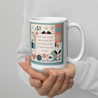 Bester Opa Tasse Geschenk - Blau