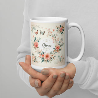 Beste Oma Tasse Geschenk - Schmetterlinge