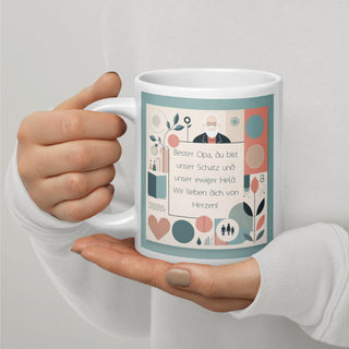 Bester Opa Tasse Geschenk - Blau