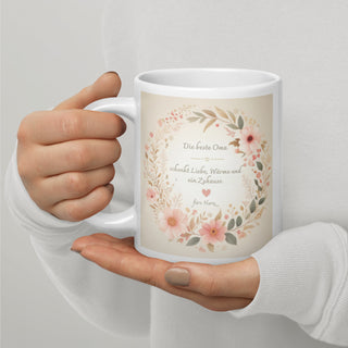 Beste Oma Tasse Geschenk - Blumen