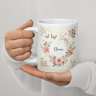 Beste Oma Tasse Geschenk - Schmetterlinge