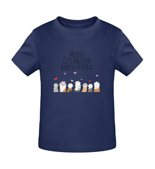 Meine Geschwister haben Pfoten - Baby Creator T-Shirt ST/ST-6057