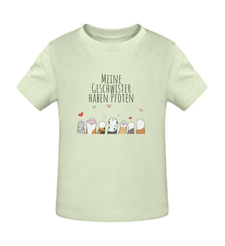 Meine Geschwister haben Pfoten - Baby Creator T-Shirt ST/ST-7105