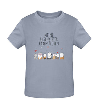 Meine Geschwister haben Pfoten - Baby Creator T-Shirt ST/ST-7086