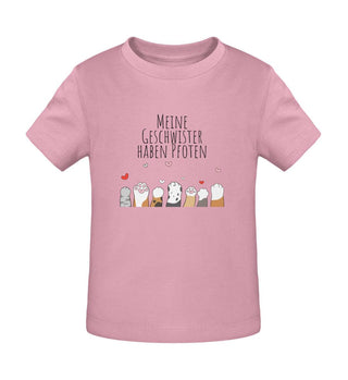 Meine Geschwister haben Pfoten - Baby Creator T-Shirt ST/ST-6883