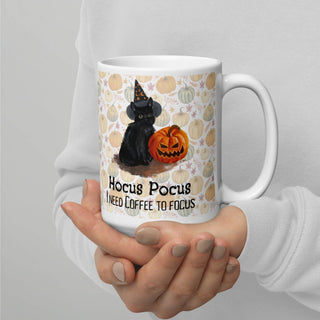 Weiße, glänzende Tasse - Hocus Pocus